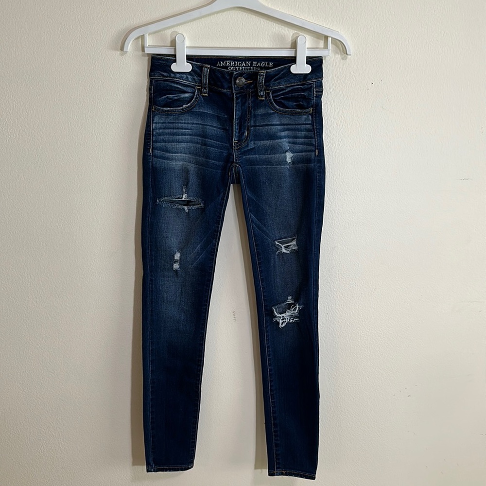 American Eagle Super Super Stretch High Waisted Jegging | Size: 0 Regular